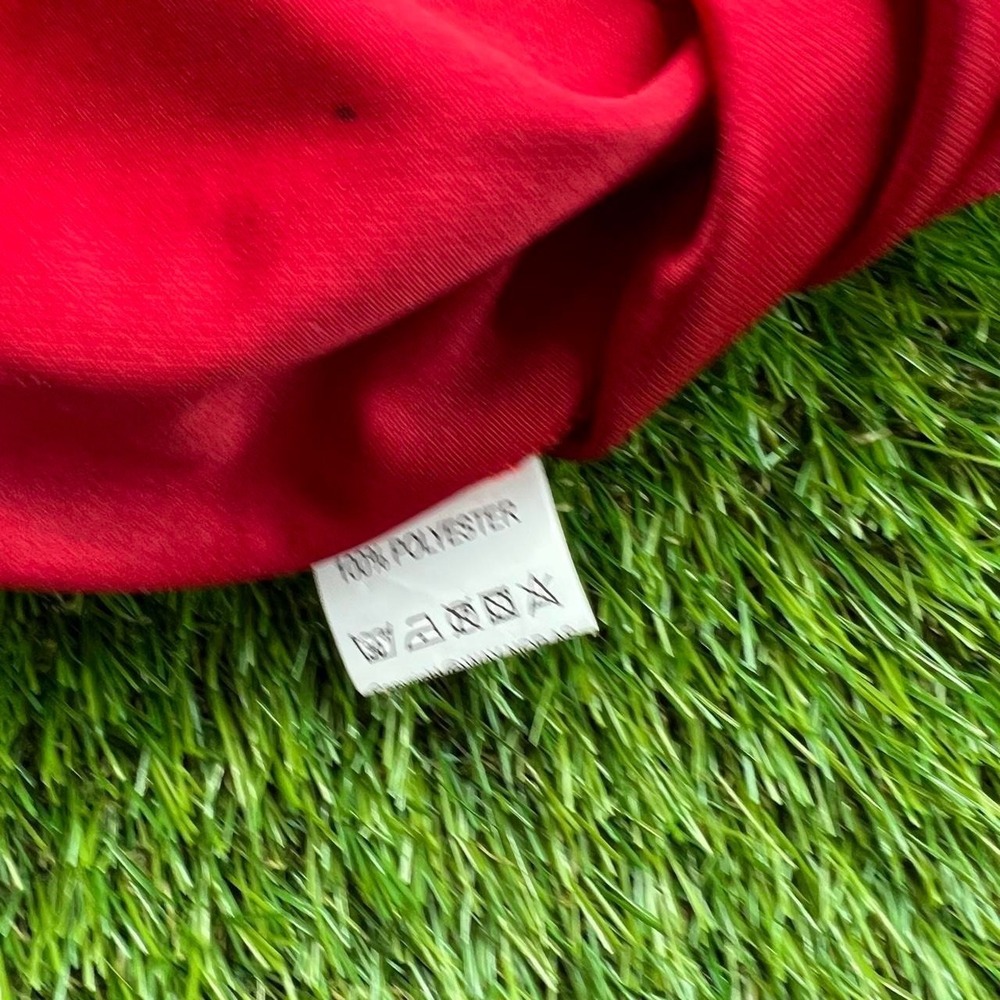 Vintage Norway Flag Soccer Jersey XL Red V Neck Football Futbol Shirt Y2K Mesh - Picture 4 of 8